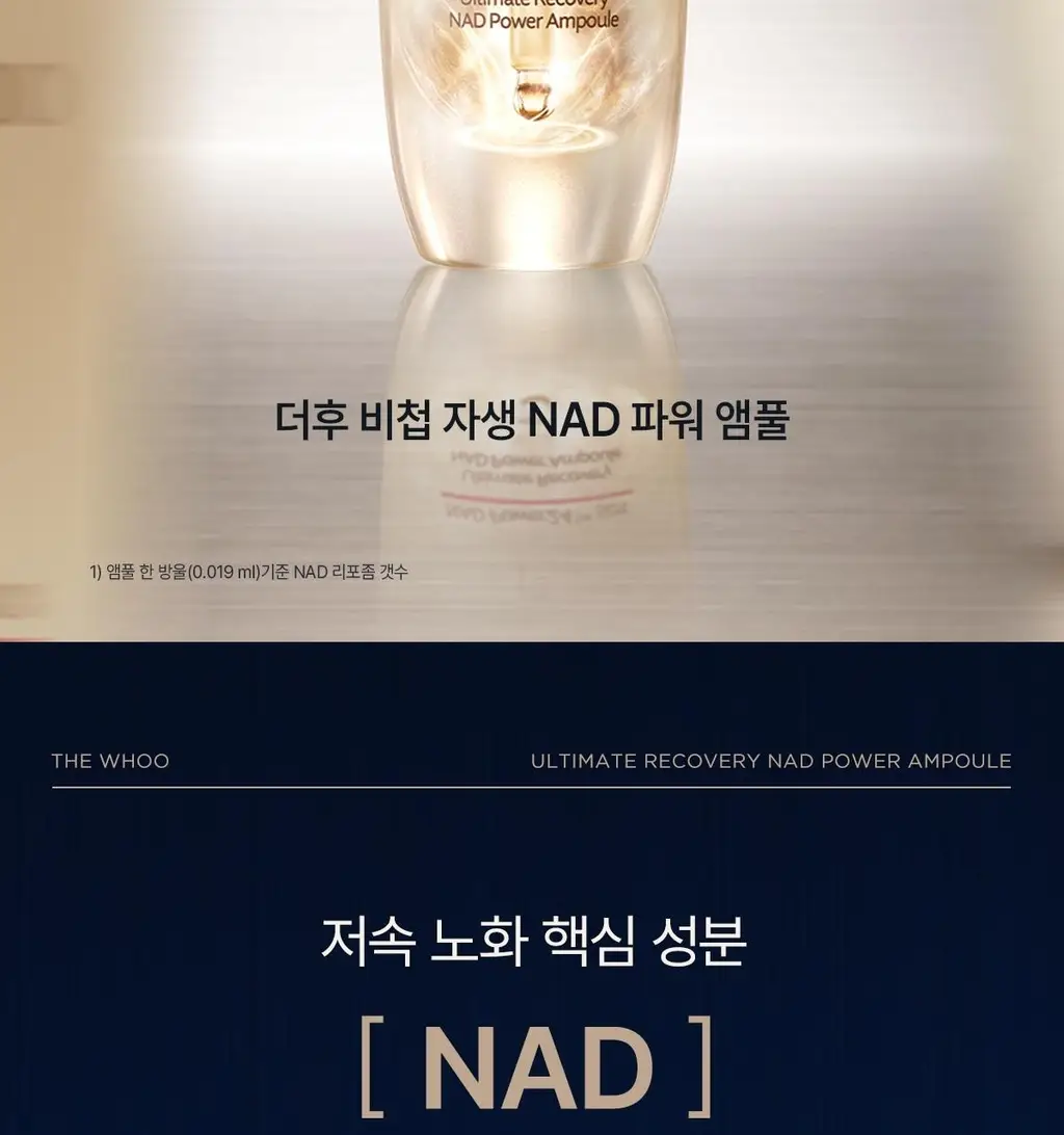[NEW] 더후 비첩 자생 NAD 파워 앰풀 30ml/50ml 옵션 택 1 상세페이지 4
